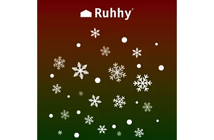 Karácsonyi ablakmatricák – hópely