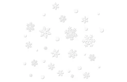 Karácsonyi ablakmatricák – hópely