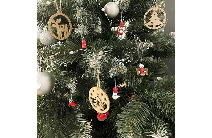 Karácsonyi fa díszek - 10 darab