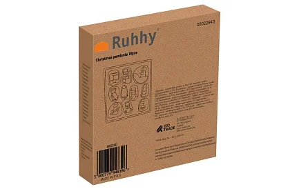 Karácsonyi fa díszek - 10 darab