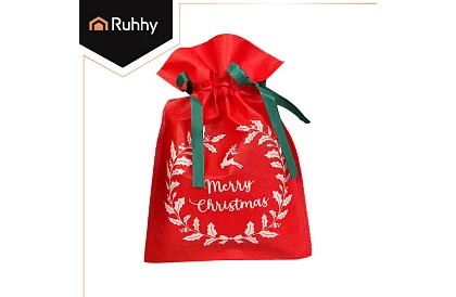 Dekoratív ajándék karácsonyi tasakok – 8 db