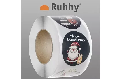 Karácsonyi matricák tekercsben – 500 darab