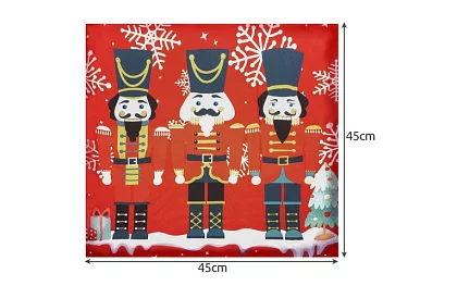 Dekoratív párnahuzat 45 × 45 cm – Diótörő minta