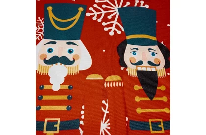 Dekoratív párnahuzat 45 × 45 cm – Diótörő minta