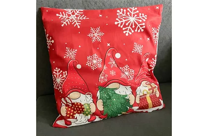 Dekoratív párnahuzat 45 × 45 cm – manómotív