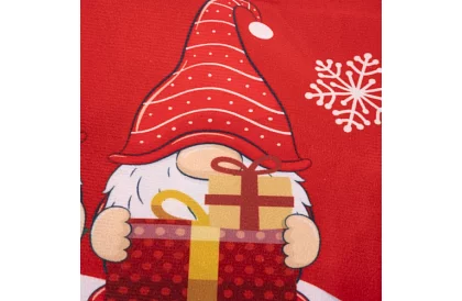 Hosszú karácsonyi futó 150 x 40 cm – piros manókkal