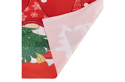 Hosszú karácsonyi futó 150 x 40 cm – piros manókkal