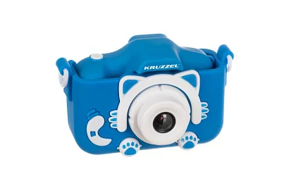 Digitális fényképezőgép gyerekeknek Full HD 32GB kártyával – kék