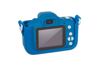 Digitális fényképezőgép gyerekeknek Full HD 32GB kártyával – kék