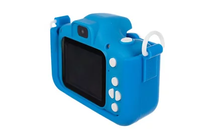 Digitális fényképezőgép gyerekeknek Full HD 32GB kártyával – kék