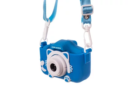 Digitális fényképezőgép gyerekeknek Full HD 32GB kártyával – kék