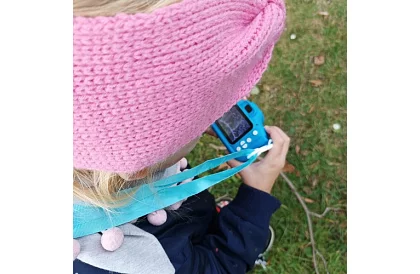 Digitális fényképezőgép gyerekeknek Full HD 32GB kártyával – kék