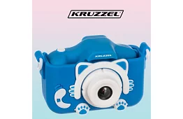 Digitális fényképezőgép gyerekeknek Full HD 32GB kártyával – kék