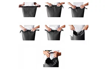 Vízálló táska 10 liter – fekete Dry Bag