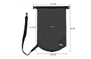 Vízálló táska 10 liter – fekete Dry Bag