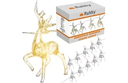 Karácsonyi LED fényfüzér elemmel 145 cm - Szarvas fénygirland