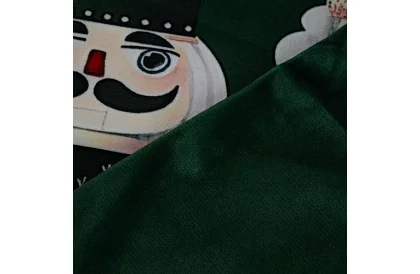 Dekoratív párnahuzat 40x40 cm – zöld Diótörő