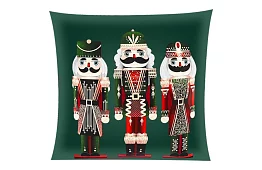 Dekoratív párnahuzat 40x40 cm – zöld Diótörő