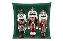 Dekoratív párnahuzat 40x40 cm – zöld Diótörő