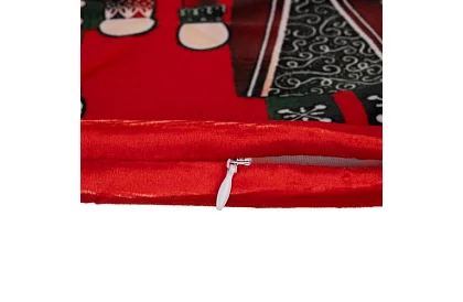 Dekoratív párnahuzat 40x40 cm – piros Diótörő