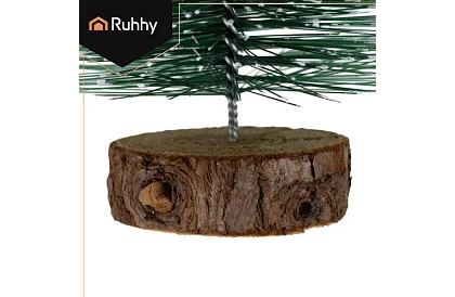 Mini karácsonyfák - 3 hóval bezárt karácsonyfák készlet