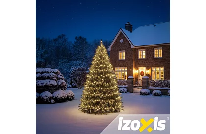 Karácsonyi LED fényfüzér Balls 300 LED kültéri - 30m meleg fehér