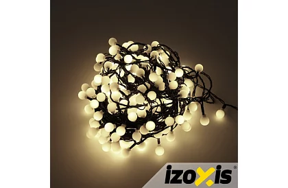 Karácsonyi LED fényfüzér Balls 300 LED kültéri - 30m meleg fehér