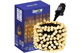 Karácsonyi LED fényfüzér Balls 300 LED kültéri - 30m meleg fehér