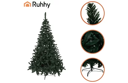 Műanyag karácsonyfa 210 cm