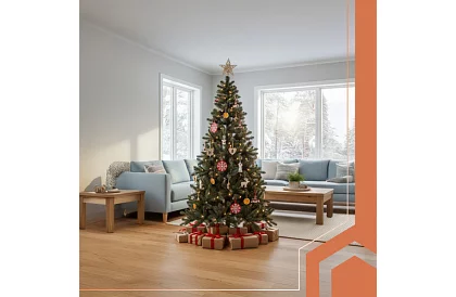 Műanyag karácsonyfa 210 cm