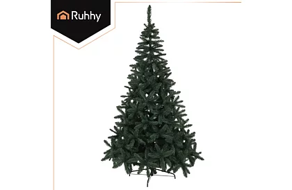 Műanyag karácsonyfa sűrű tűlevelekkel – 210 cm