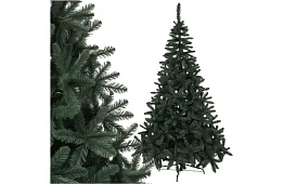 Műanyag karácsonyfa sűrű tűlevelekkel – 210 cm