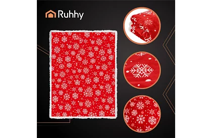 Karácsonyi flanel takaró 130 x 170 cm