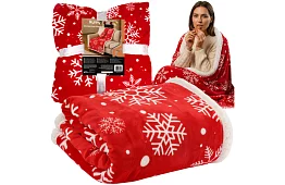 Karácsonyi flanel takaró 130 x 170 cm