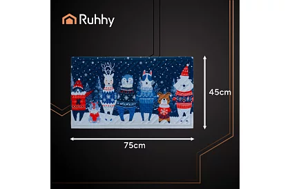 Karácsonyi lábtörlő 75x45 cm