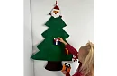 DIY filc karácsonyfát a falra - 90 cm