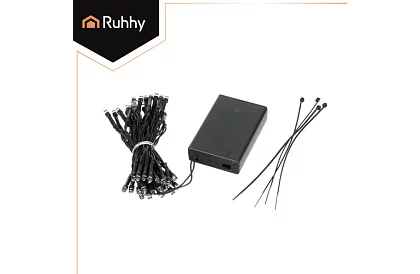 LED világító girland elemről – 270 cm