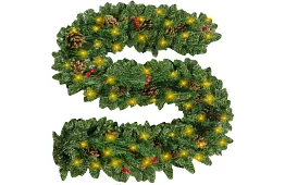 LED világító girland elemről – 270 cm