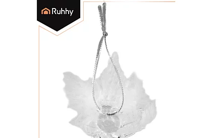 Üveges angyalok tollakkal – 6 darab