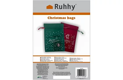 Karácsonyi ajándéktáskák karácsonyi ajándékokhoz – 4 darab