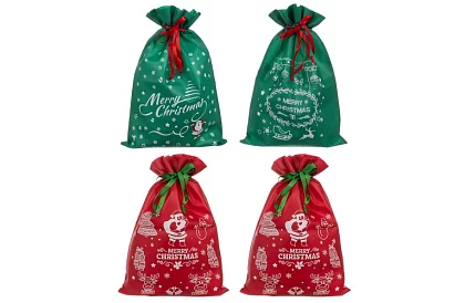 Karácsonyi ajándéktáskák karácsonyi ajándékokhoz – 4 darab