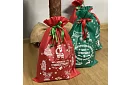 Karácsonyi ajándéktáskák karácsonyi ajándékokhoz – 4 darab