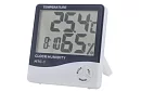 Digitális óra páratartalom- és hőmérsékletmérővel