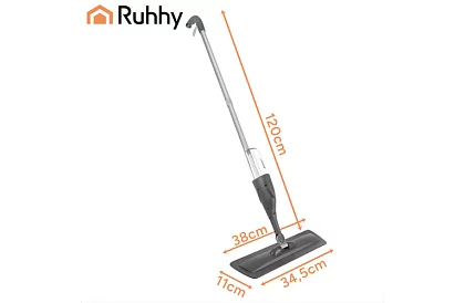 Lapátos mop permetezővel Ruhhy 300 ml + 3 törlő