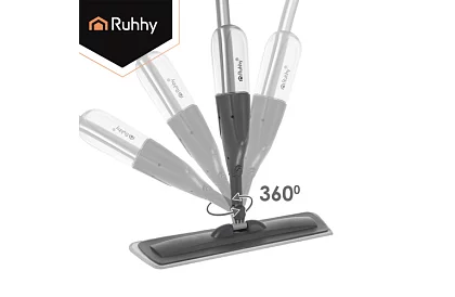 Lapátos mop permetezővel Ruhhy 300 ml + 3 törlő