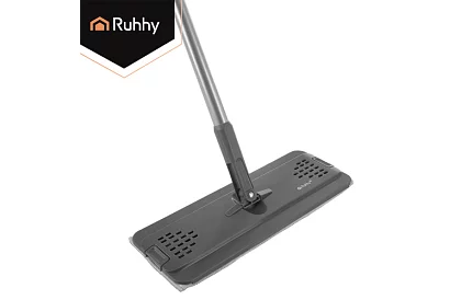 Gyakorlati lapos mop + 8,5 literes vödör – kétkamrás tartozékokkal