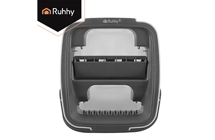 Gyakorlati lapos mop + 8,5 literes vödör – kétkamrás tartozékokkal