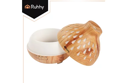 Aroma diffúzor Puri – párásító 400 ml LED háttérvilágítással