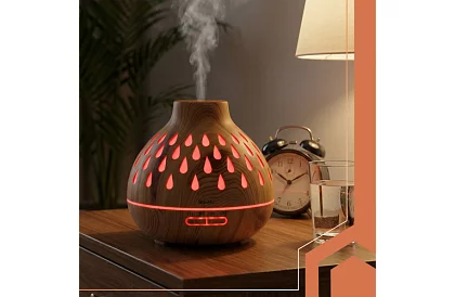 Aroma diffúzor Puri – párásító 400 ml LED háttérvilágítással