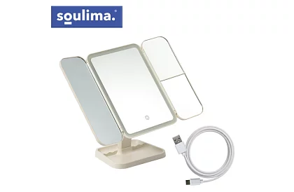 Nagyító kozmetikai tükör LED világítással